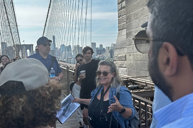 Brooklyn Bridge, Brooklyn Heights & DUMBO Walking Tour - Crossing the Brooklyn Bridge: skyline drama plus a real engineering lesson