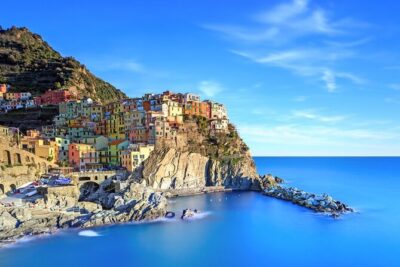 Cinque Terre Private Tour by Minivan and Ferry-Boat from Pisa - Riomaggiore by sea or rail