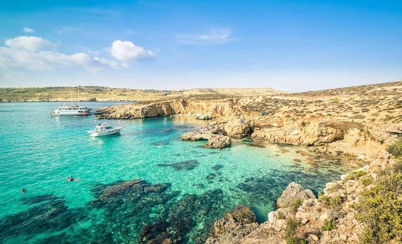 Coastal Ferry Cruise to The Blue Lagoon (Comino Island) - The Comino island stop: self-guided time that works for swimmers and walkers