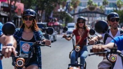 Coronado: GPS-Guided Scooter Tour & Round-Trip Ferry - Meeting at Drivewize LLC and getting comfortable on the scooter