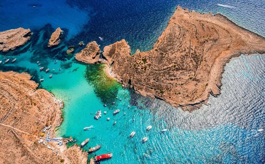 Evening Catamaran Ferry Cruise To The Blue Lagoon - The evening catamaran timing that makes Comino calmer