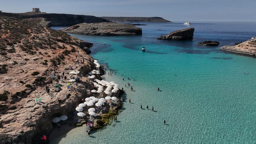 Ferry service to Blue Lagoon (opt. stop in Gozo)& Caves trip - Ferry-to-Comino in 25 Minutes: How the ride feels