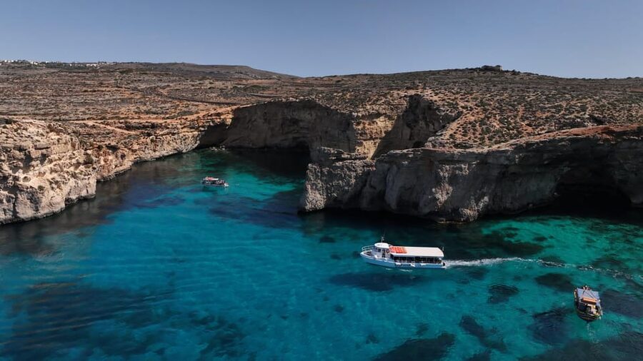 Ferry service to Blue Lagoon (opt. stop in Gozo)& Caves trip - Optional Gozo stop: adding villages and sea views