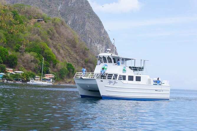 Ferry Transfer from Hewanorra Airport to Saint Lucia Resorts - The ferry ride: comfort, snacks, and a restroom onboard