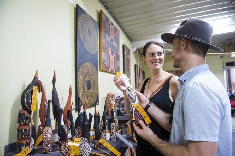 From Darwin: Tiwi By Design Tour by Ferry - Lunch at Tiwi Design and the Screen Printing Workshop You’ll Actually Remember