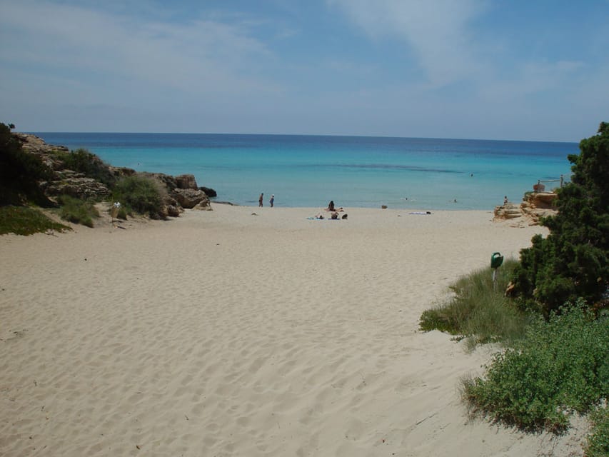 From Ibiza: Ferry and Guided Bus Excursion in Formentera - Es Pujols and the Mitjorn beach area: beach time with real freedom