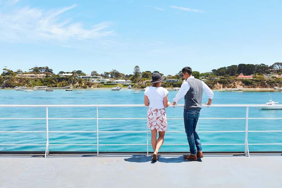 From Melbourne: Bay Sightseeing and Ferry Ride with Lunch - Guide energy, audio support, and why names matter