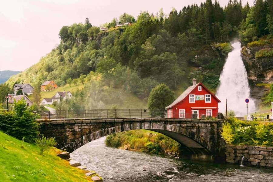 Guided tour: Hardangerfjord, Waterfalls and Ferry crossing - Jondal to Tørvikbygd ferry: quick crossing, great photo time