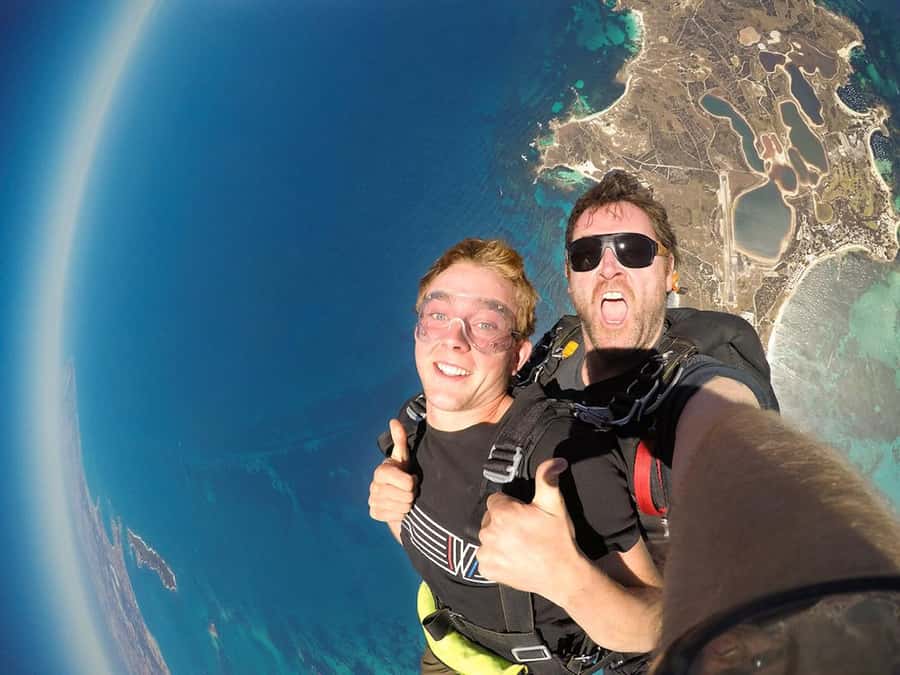 Hillary's Harbour: Rottnest Island Skydive and Ferry Package - Landing on the Beach and Using Your Island Afternoon