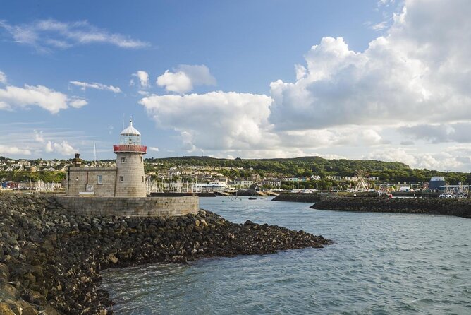 Howth Cliffs and Ireland's Eye Ferry Boat Tour - How the Puffin tour starts: Baily Lighthouse to Howth Harbour