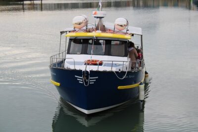 Howth Cliffs and Ireland's Eye Ferry Boat Tour - Howth Lighthouse and Harbour exit: the quick history moments