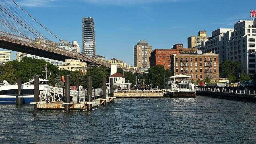 NYC: Brooklyn Bridge and DUMBO Tour with East River Ferry - East River Ferry Finish: The Skyline View You Can’t Recreate From Land