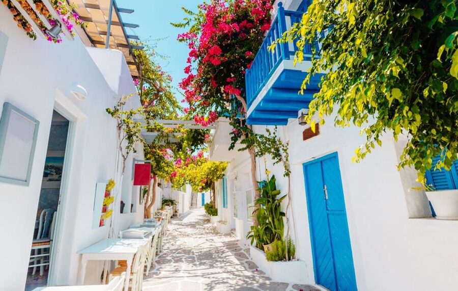 Paros & Antiparos Tour:Ferry ride, Villages & Beaches - South Paros villages: Aliki, Drio, and the relaxed swing to Piso Livadi