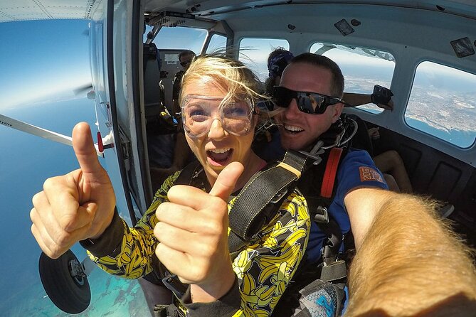 Rottnest Skydive + Hillarys Ferry package - Rottnest Island from the air: the feel of this tandem jump