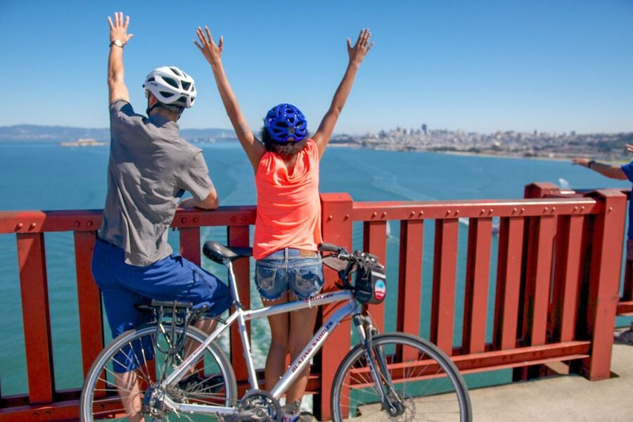 San Francisco: Self-Guided Bike Rental - Getting set up: fitting, helmet, lock, and help from Jeremy