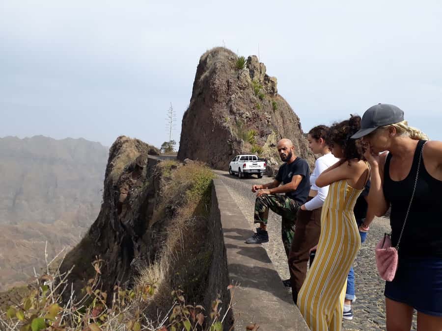 Santo Antão Highlights: Day Trip by Car with Ferry from SV - Janela and the New Coastal Road Return: Cliffs, Tunnels, and Contrast