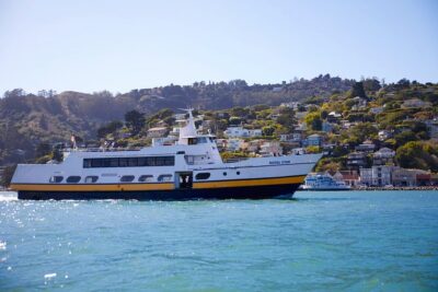 Sausalito Ferry from Pier 41, San Francisco - Views that make the ticket worth it: Alcatraz, Golden Gate, Bay Bridge