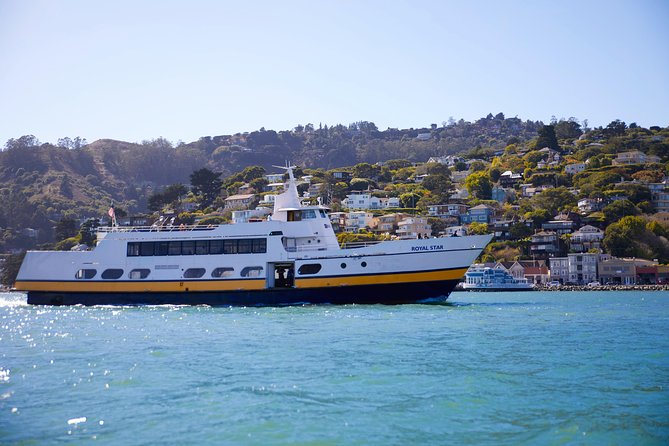 Sausalito Ferry from Pier 41, San Francisco - Views that make the ticket worth it: Alcatraz, Golden Gate, Bay Bridge