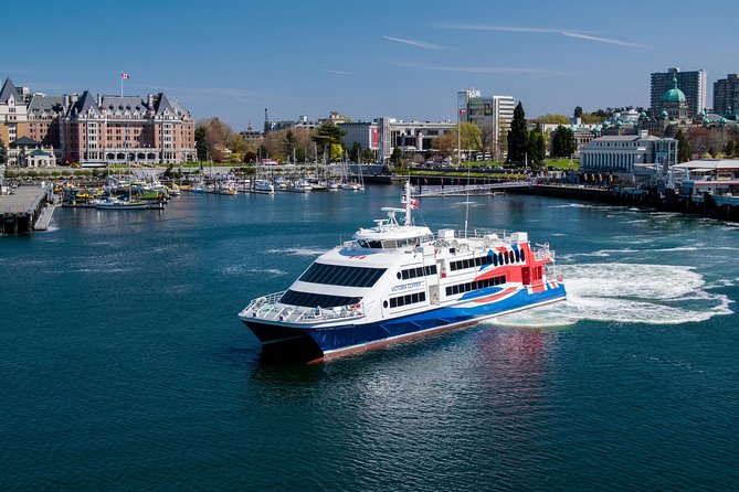 Seattle, WA to Victoria, BC High-Speed Passenger Ferry: ONE-WAY - Duty-free shopping onboard: nice to have, not a gimmick