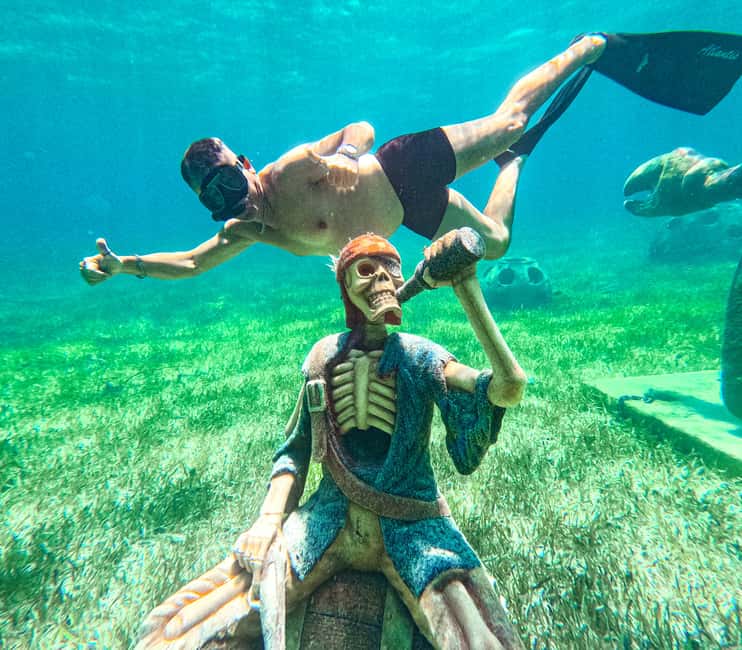 SunCay Private Oceanview Villa up to 6 with Lunch and Ferry - The Underwater Sculpture Park, Shipwreck, and Reef: Snorkeling Expectations