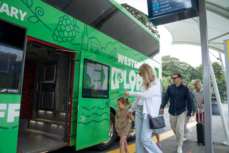 Waiheke Island: Ferry & Hop-On Hop-Off Explorer Bus Tickets - The hop-on hop-off Explorer bus: freedom, timing, and bus-tracker sanity